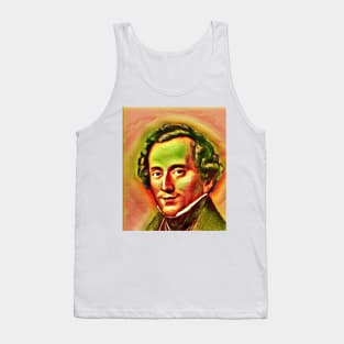 Felix Mendelssohn Snow Portrait | Felix Mendelssohn Artwork 15 Tank Top